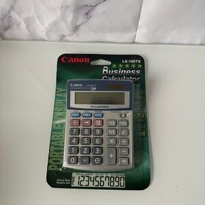 CANON LS-100-TS DESKTOP BUSINESS CALCULATOR- NEW